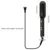 Hair Straightener Brush Electric Hair Straightener Comb Hot Comb for Women Hot Comb with 5 Heating Levels Wide Voltage Range Black