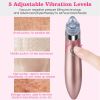 Electric Blackhead Remover Vacuum Suction Facial Pore Cleaner Acne Pimple Extractor Skin Care Cleaning Tool with 4 Suction Head