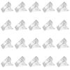 20Pcs Nail Tip Clips Quick Building Poly Gel UV LED Builder DIY Transparent Finger Tip Extension Tool