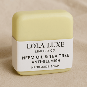 Neem Oil & Tea Tree Anti-Blemish Handmade Soap