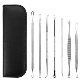7 Pcs Blackhead Pimple Remover Kit- Stainless Steel, Acne Extractor