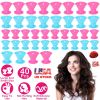 40Pcs Silicone Hair Curler Hair Roller No Heat Clip Hair Styling Tool 20x1.97in Large 20x1.57in Small Curler