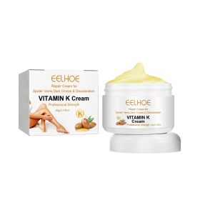 EELHOE Vitamin K Face & Body Skin Care Cream For Sore And Swollen Legs, Varicose Veins, Puffy Under Eye Circles Massage Cream (Option: 1PC)