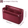 Felt Handbag Insert Organizer Purse Tote Shaper Bag in Bag Cosmetic Bag Handbag Purse Organizer