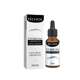 EELHOE Eyebrow Growth Liquid Solution - Black, Dense Natural Essential Oil, For Thick Eyebrow Repair and Gentle Moisturizing (Option: 1PCS)