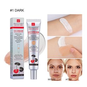 Moisturizing Waterproof Color Correcting CC Cream, Anti-sweat Makeup, Lasting Protection and Erborian Make (Option: 1 Dark-1PCS)