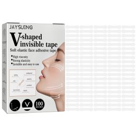 Jaysuing Invisible V-Shaped Face Lifting Patch- Fades Fine Lines, Firms, Lifts and Contours The Chin Jawline (Option: 1PCS)