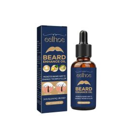EELHOE Beard Enhance Care Oil - Strengthens And Nourishes Beard Roots, Moisturizing And Shine-Enhancing Beard Growth Serum (Option: Black 1box)