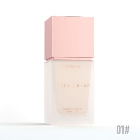 PHOFAY True Color Matte Sunscreen Liquid Foundation SPF 30 (Option: 01color)