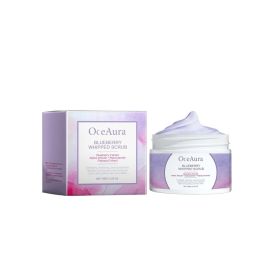 OceAura Blueberry Whipped Exfoliating Skin Scrub- Lightening Skin Tone, Reduces Dark Spots, Smooths and Brightens The Skin (Option: 1PC)