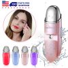 Nano Cool Mist Facial Sprayer, Portable Handy Face Steamer & Moisturizing Massager USB Charge