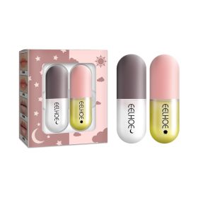 EELHOE Day And Night Plump Lip Enhancer Capsules- Hydrates, Moisturizes, Increases Lip Elasticity And Volumizes (Option: 1PC)