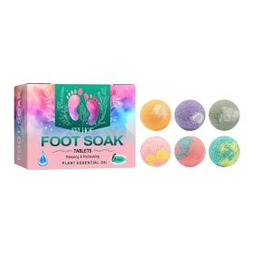 EELHOE Yihe Ginger Foot Bath Balls That Improves Cracked Peeling Skin, Deodorizes, Boost Metabolism And Aids Sleep (Option: 1PC)