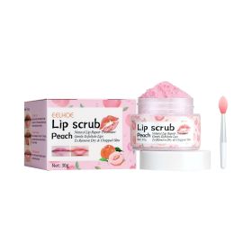 EELHOE Peach Lip Scrub- Moisturizing, Hydrating And Skin Brightening To Improve Dark Corners Of The Mouth (Option: 1PCS)